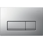 Pulsador serie Delta50 de Geberit. Doble descarga: Cromado mate